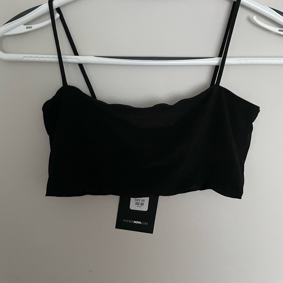 Two bralette type shirts (Size S and XS) Red and Black from Fashion Nova. - Picture 2 of 6